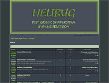Tablet Screenshot of forum.helibug.com